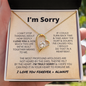 I'm Sorry  | Forever Love Necklace