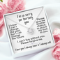 I'm So Sorry for Hurting You | Love Knot Necklace
