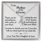 Gift for Mother of the Groom | Necklace for Groom's Mother from the Bride