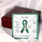 Liver Cancer Warrior | Ribbon Necklace | Gift for Chemo Survivor, Fighter, Support
