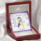 Bladder Cancer Warrior | Ribbon Necklace | Gift for Survivor, Fighter, Support