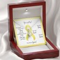 Bone Cancer Warrior | Ribbon Necklace | Gift for Sarcoma Fighter, Survivor, Support