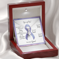 Esophageal Cancer Warrior | Ribbon Necklace | Gift for Support, Fighter, Survivor