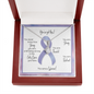 Esophageal Cancer Warrior | Ribbon Necklace | Gift for Support, Fighter, Survivor
