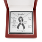 Skin Cancer Warrior | Ribbon Necklace | Gift for Melanoma Fighter, Survivor, Support