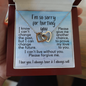 I'm So Sorry for Hurting You | Interlocking Hearts Necklace