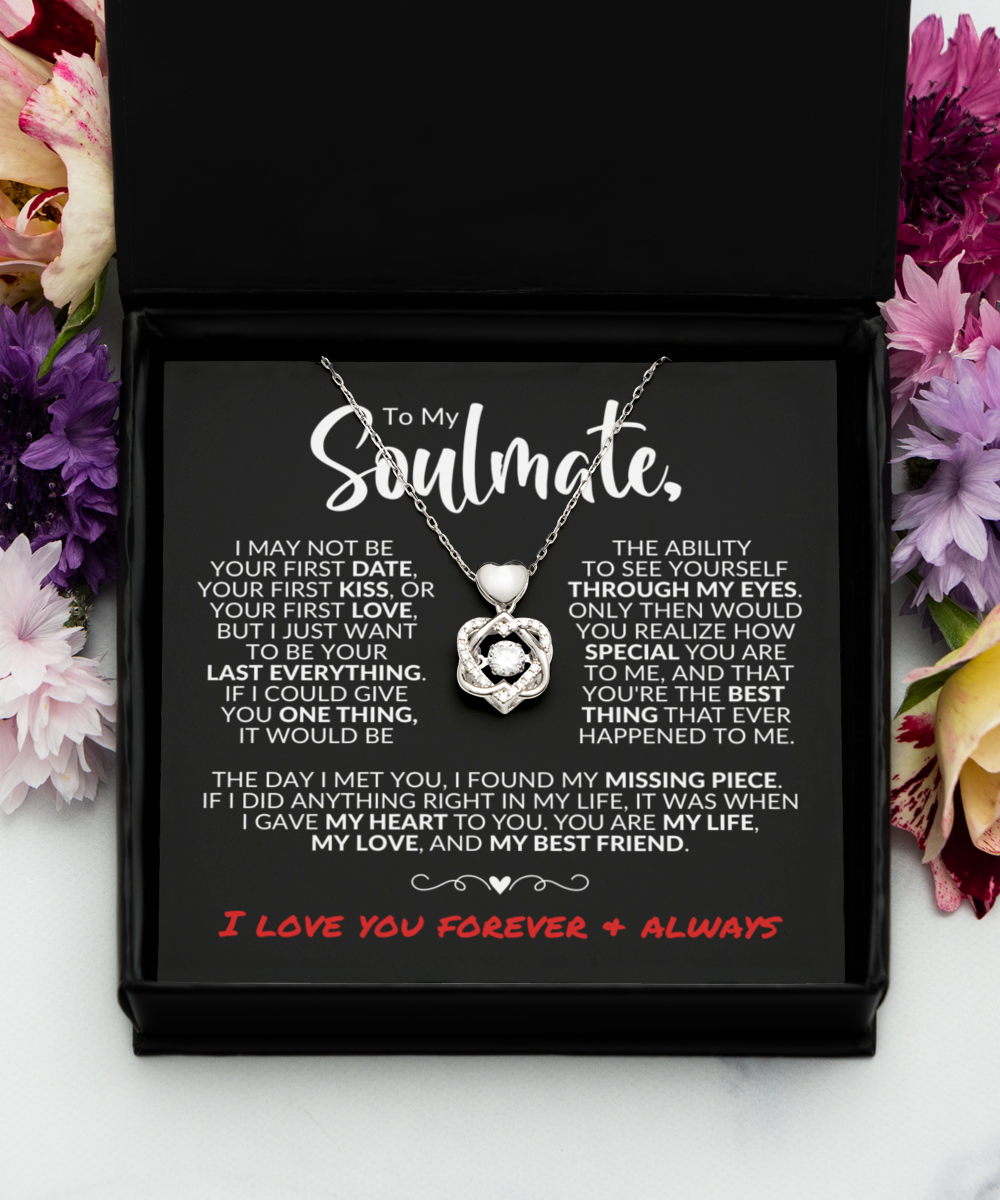 To My Soulmate | Last Everything | Heart Knot Necklace